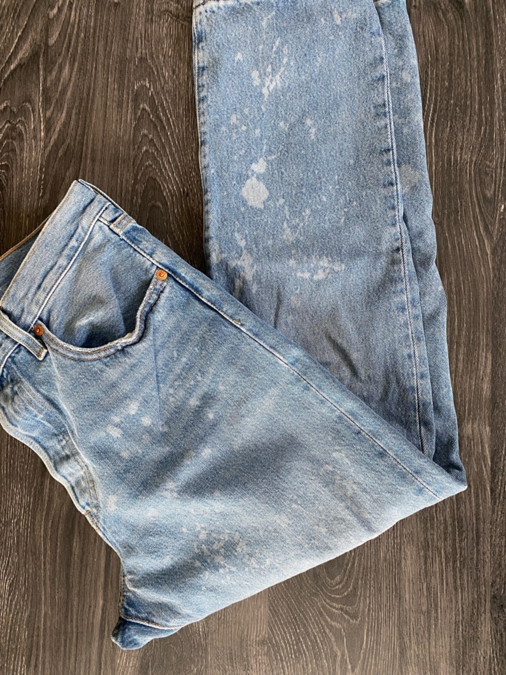 Levi's Women’s 501 Light Blue Distressed Straight Jeans - Picture 4 of 10